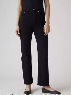 Levi’s Ribcage Straight Ankle Women’s Jeans Black 27Wx29L